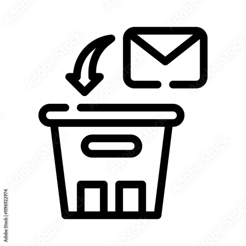 mail line icon