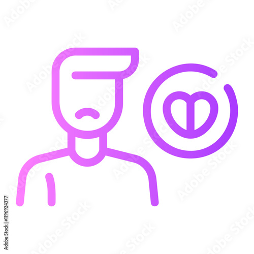 bad feedback gradient icon