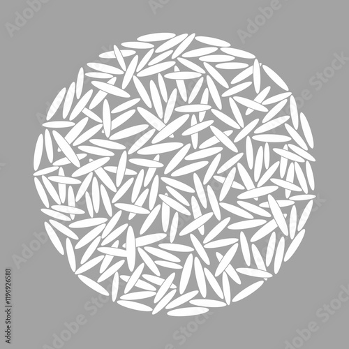 Rice vector. Asian cuisine