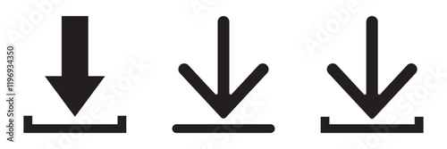Download flat vector icon. install symbol. Download icon. Modern, simple flat vector illustration. Download icon vector illustration, file download symbol isolated, Software download icon, upload icon