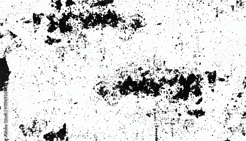 Wallpaper Mural Black and white Grunge background.  Abstract monochrome vector texture. Grunge Texture Vector Isolated on White Background. Background of cracks, scuffs, chips, stains, ink spots, lines. EPS10. Torontodigital.ca