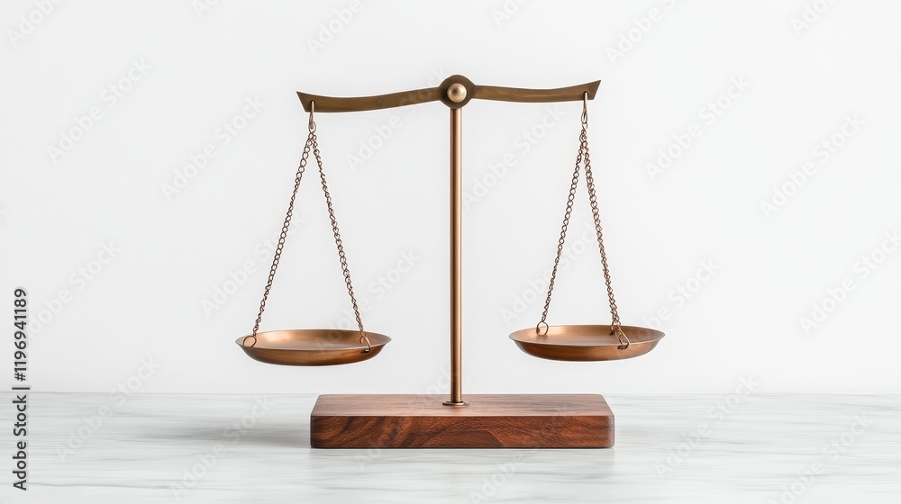 Balanced Scale Representing Justice and Law in Minimalistic Style, Legal, Equality, Court, Justice System, Web Banner Balanced Scale Representing Justice and Law in Minimalistic Style, Legal, Equality, Court, Justice System, Web Banner