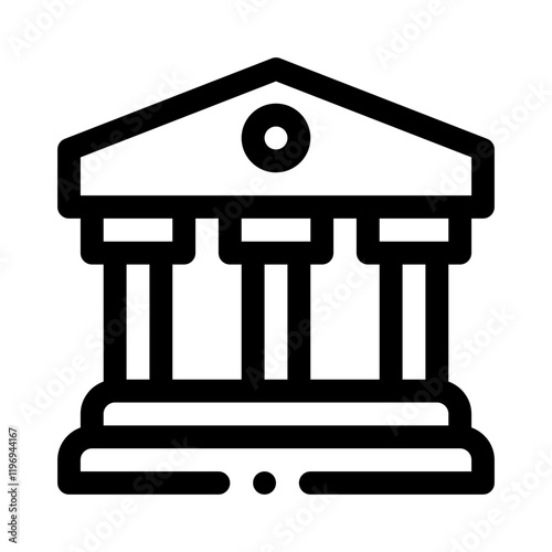 courthouse line icon