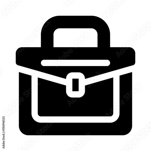 briefcase glyph icon