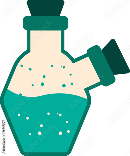 Chemical Flasks Illustration