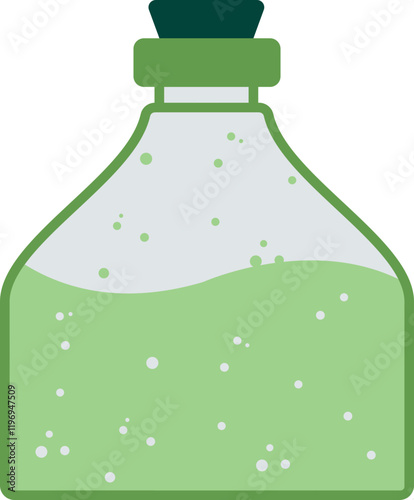 Chemical Flasks Illustration