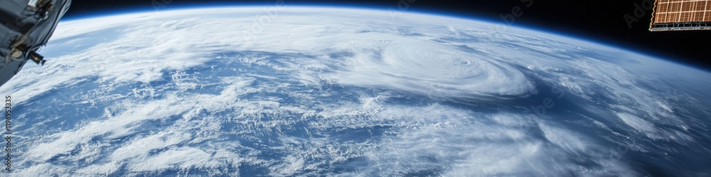 Planet Earth from space. Wallpaper, background, poster, banner