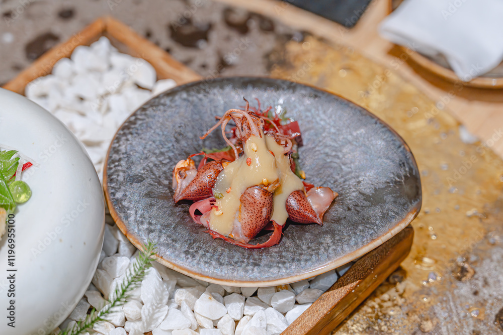 Gourmet Squid Salad Appetizer Gourmet Squid Salad Appetizer