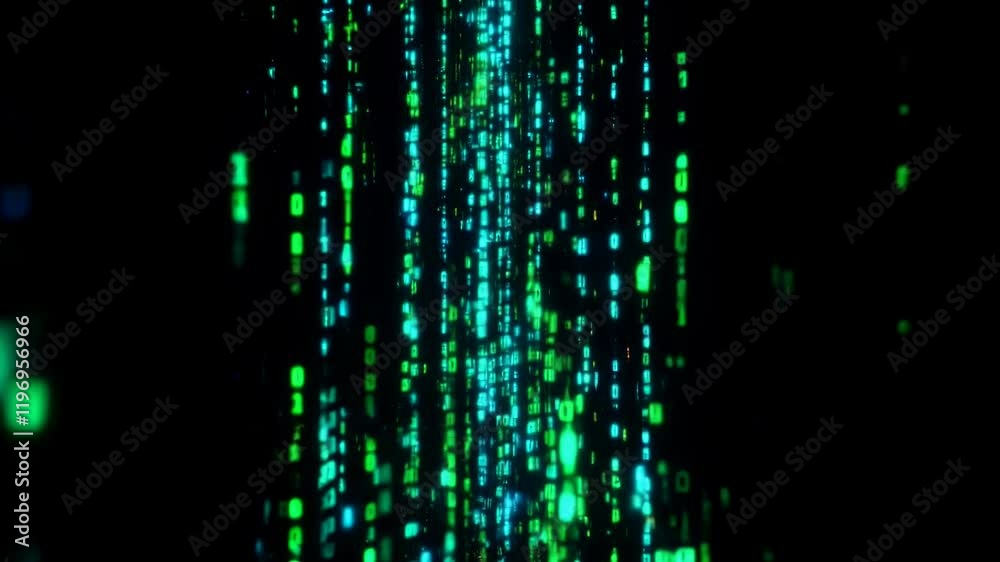 Flow of digital data streams in virtual matrix environment