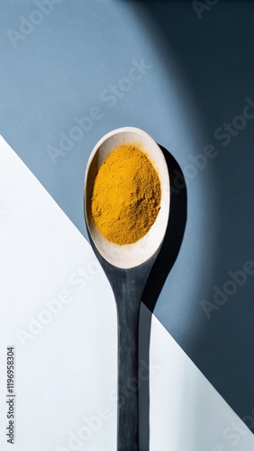 powder in a spoon