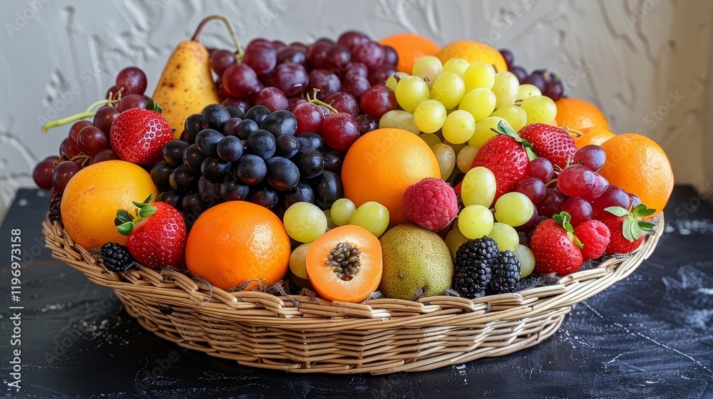 lots of fruits on a kitchen table lots of fruits on a kitchen table