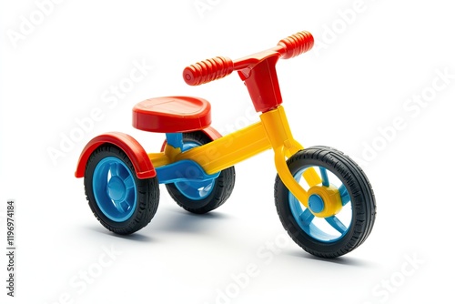 Tricycle isolated on white background