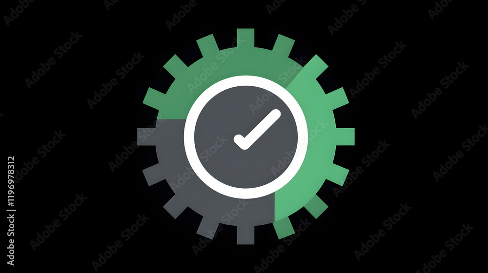 the clock icon on a black background the clock icon on a black background