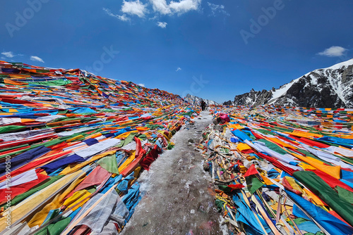 Zielgerade zum Drölma La Pass auf der Kailash Umrundung in Tibet