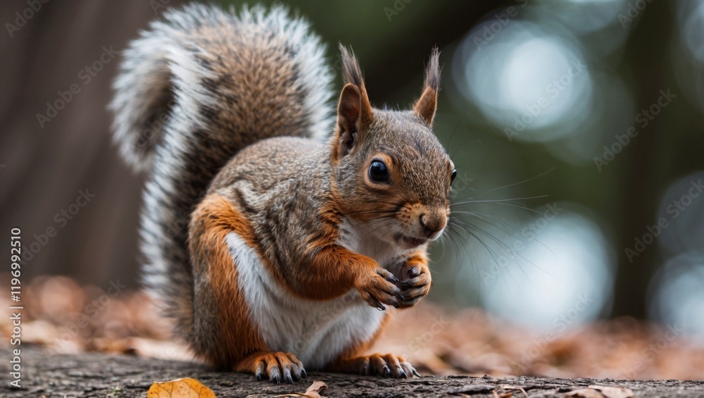 Obraz premium squirrel in the park