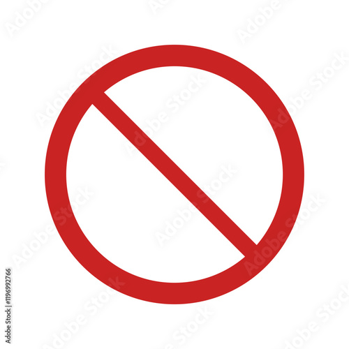 Forbidden symbol