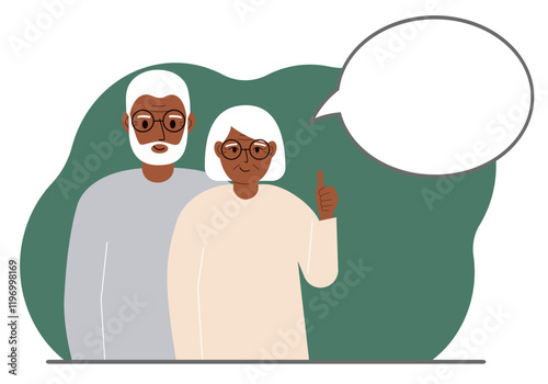 A man and woman couple dream and plan. Next to the couple is a large thought bubble.
