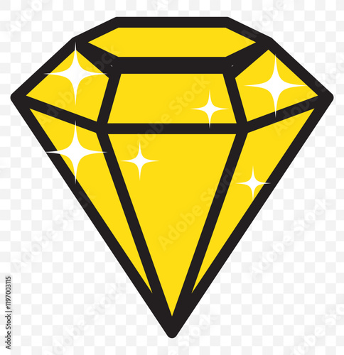 Diamond icon set. diamond gems vector icon. Diamond icon set. Line and silhouette. eps 10.
