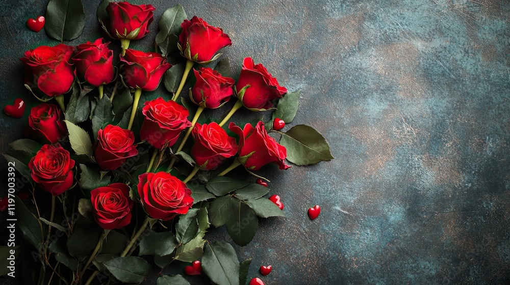 Valentine's Day Background with Subtle Heart and Floral Details Valentine's Day Background with Subtle Heart and Floral Details