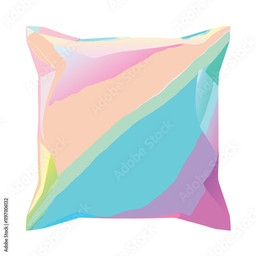 pillows isolated on white