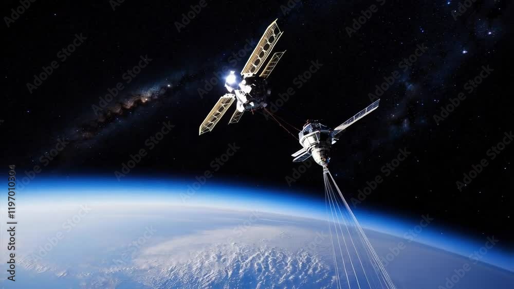Exploring Space Station Docking Procedures Above Earth Exploring Space Station Docking Procedures Above Earth