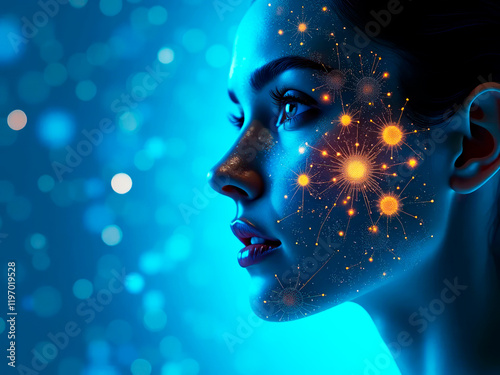 Abstract,disease spread,Virus,nasal congestion,germs,infection,Beautiful illustration health care concept,virus protection