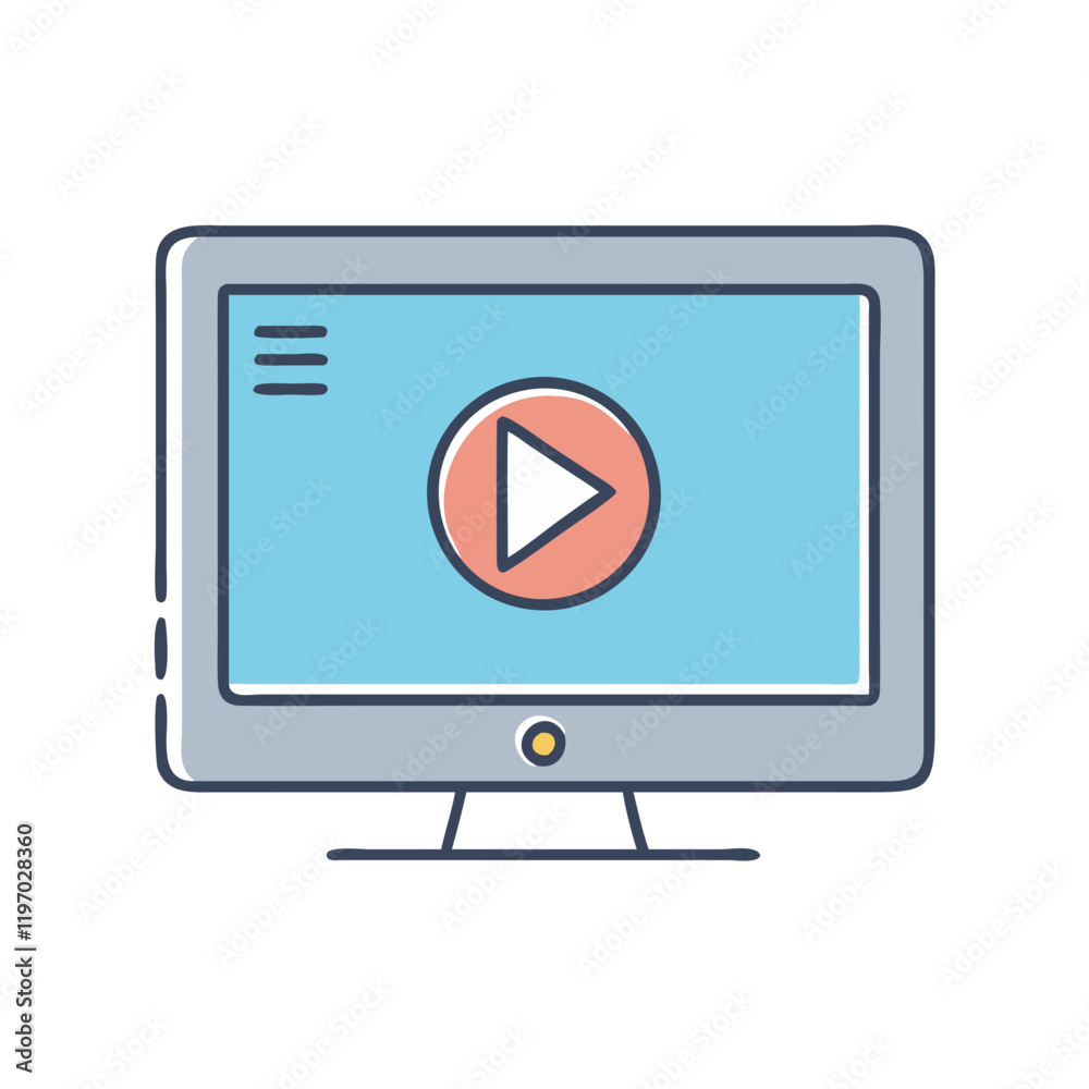 tv screen with play button icon, tv screen with play button vector tv screen with play button icon, tv screen with play button vector
