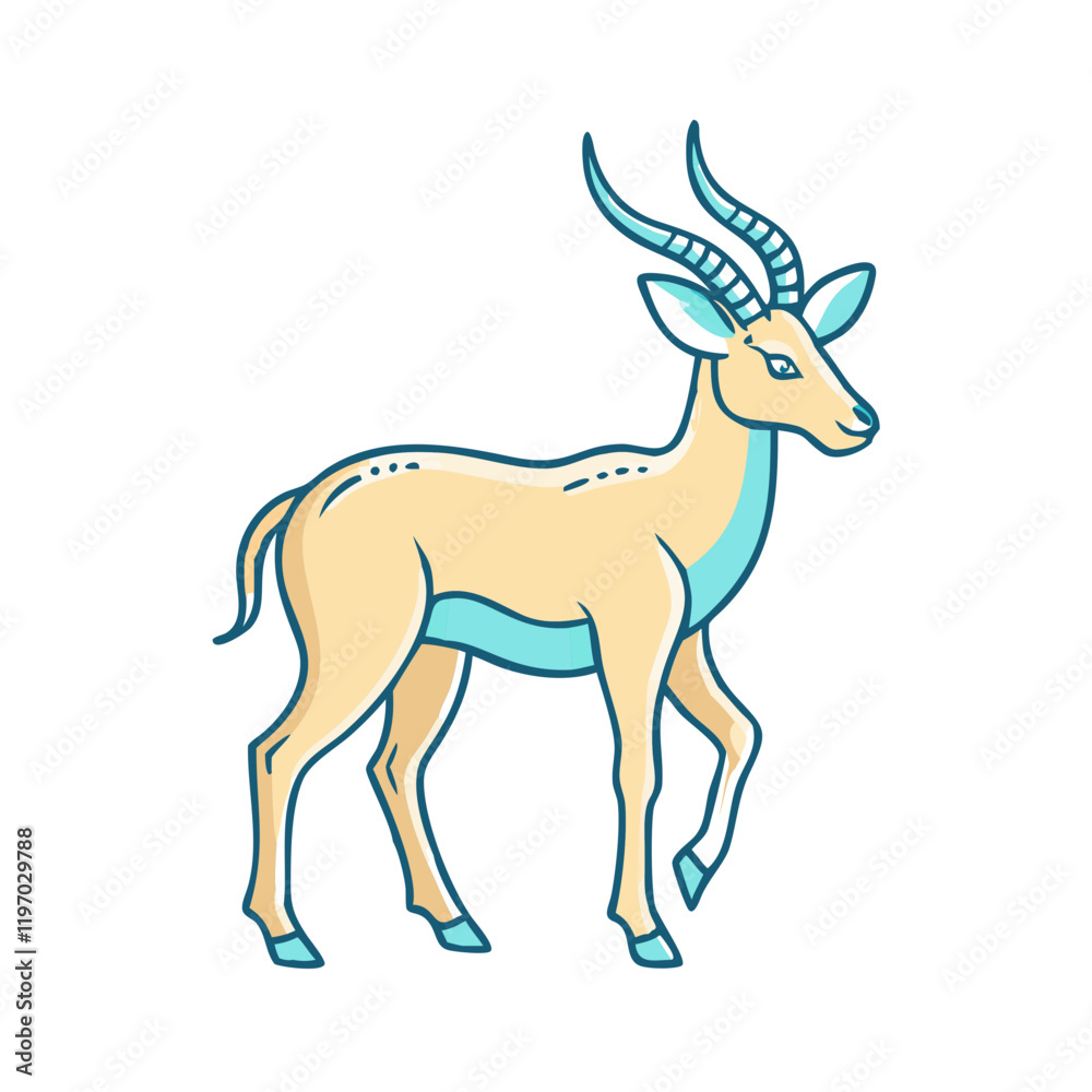 antelope vector icon, antelope vector illustration -simple illustration of antelope, perfect for antelope logos and icons and themed design antelope vector icon, antelope vector illustration -simple illustration of antelope, perfect for antelope logos and icons and themed design