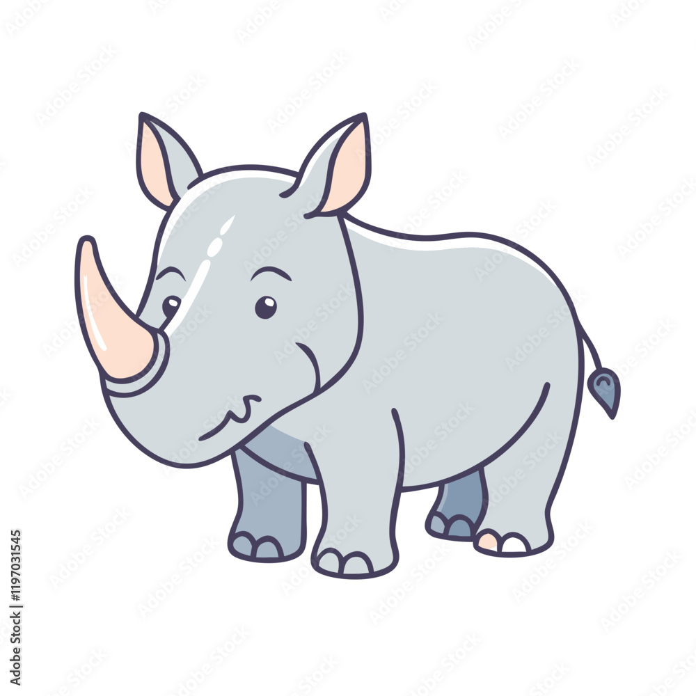 rhino vector icon, rhino vector illustration -simple illustration of rhino, perfect for rhino logos and icons and themed design rhino vector icon, rhino vector illustration -simple illustration of rhino, perfect for rhino logos and icons and themed design