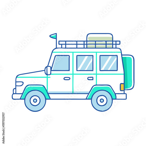 safari vehicle roof hatch icon, safari vehicle roof hatch vector