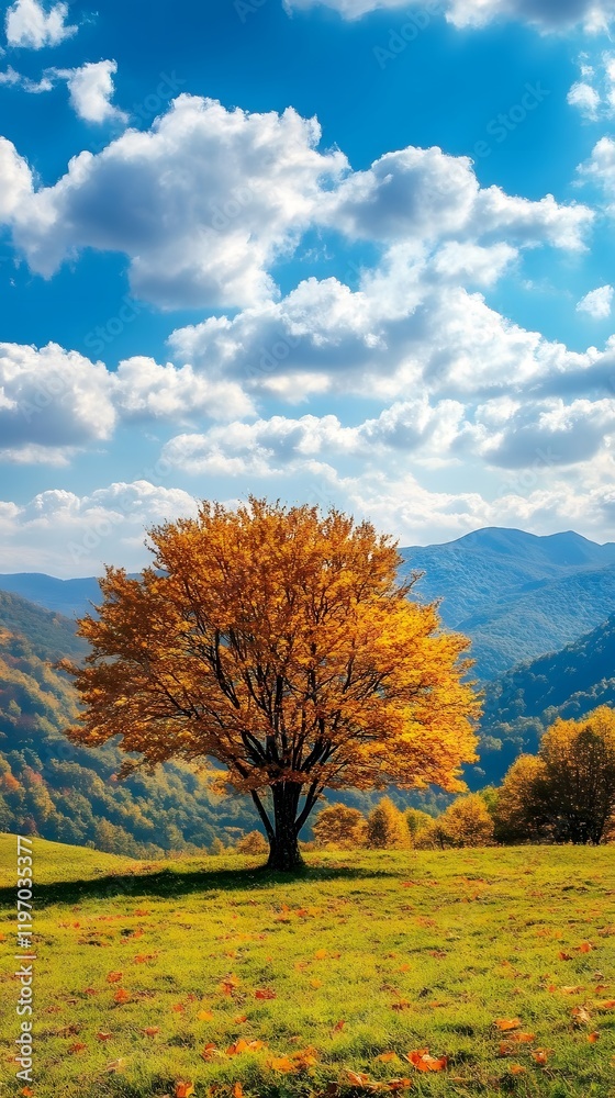 Solitary Tree in Autumn Sunrise
Solitary Tree in Autumn Sunrise