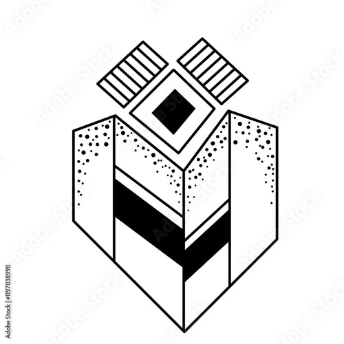 Abstract tribal shape