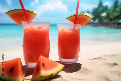 cocktail on the beach