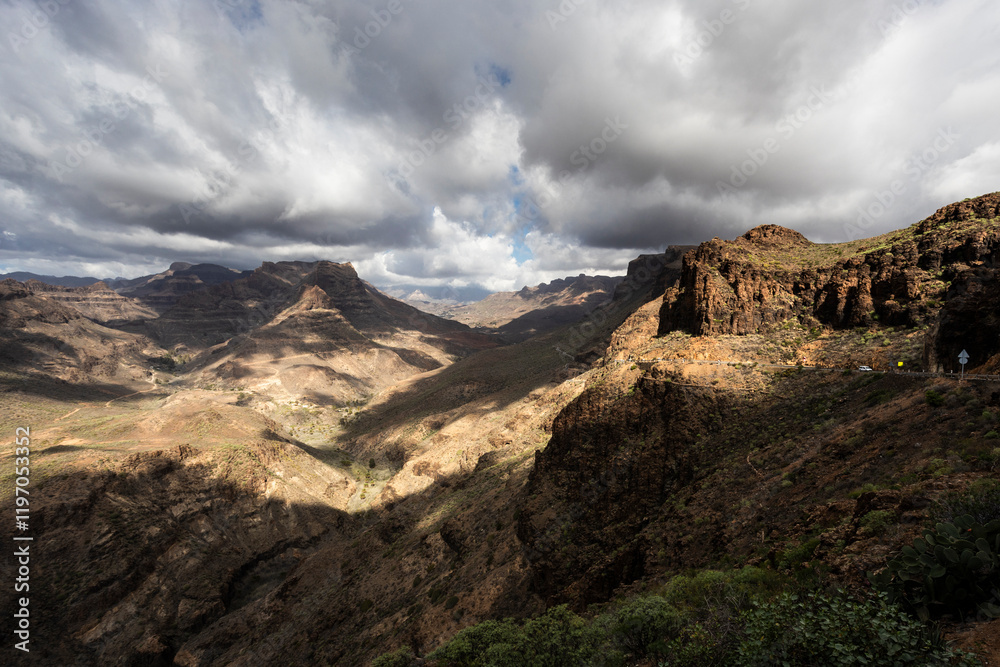 clouds over the mountain, Gran Canaria clouds over the mountain, Gran Canaria
