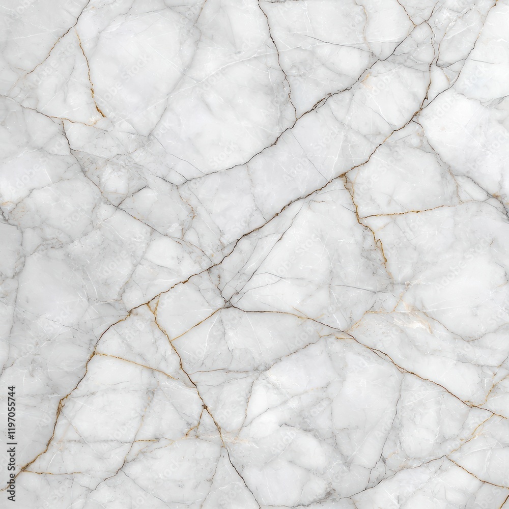 White Marble Texture with Gray Veins and Subtle Gold Accents White Marble Texture with Gray Veins and Subtle Gold Accents
