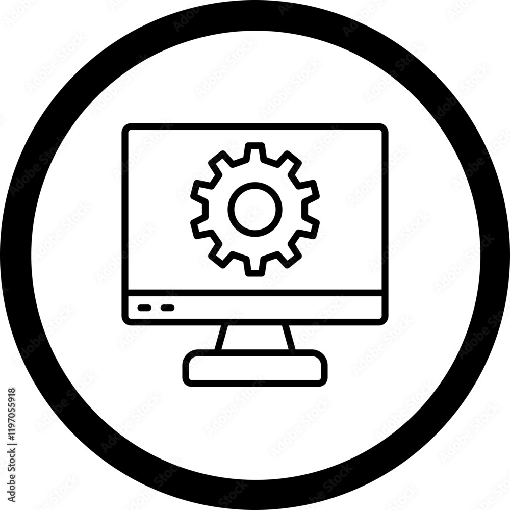Configuration Vector Icon Design Configuration Vector Icon Design