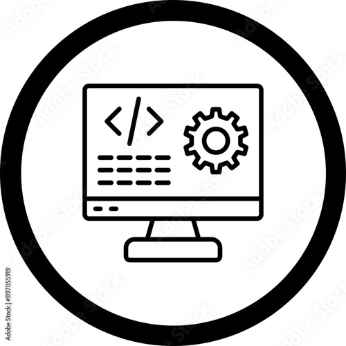 Program Vector Icon Design