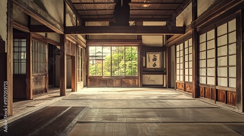 Abandoned Japanese College Interior 