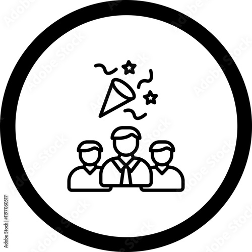 Retreat Vector Icon Design