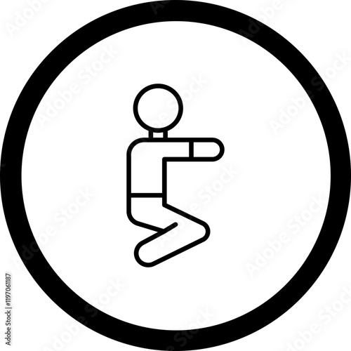 Squats Vector Icon Design