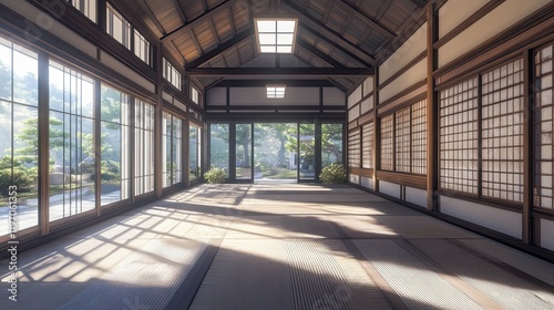 Abandoned Japanese College Interior 