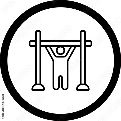 Calisthenics Vector Icon Design