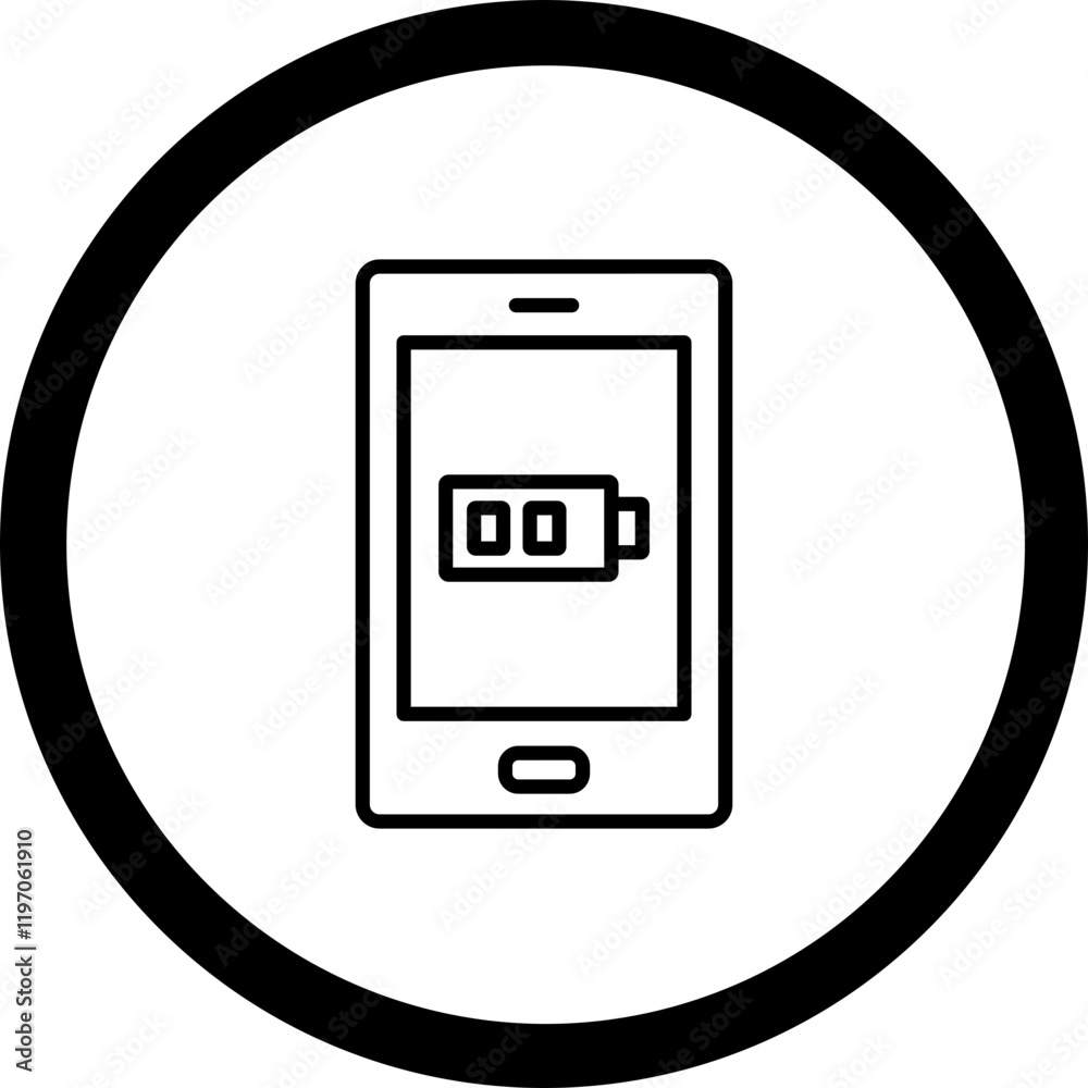 Battery Indicator Vector Icon Design Battery Indicator Vector Icon Design