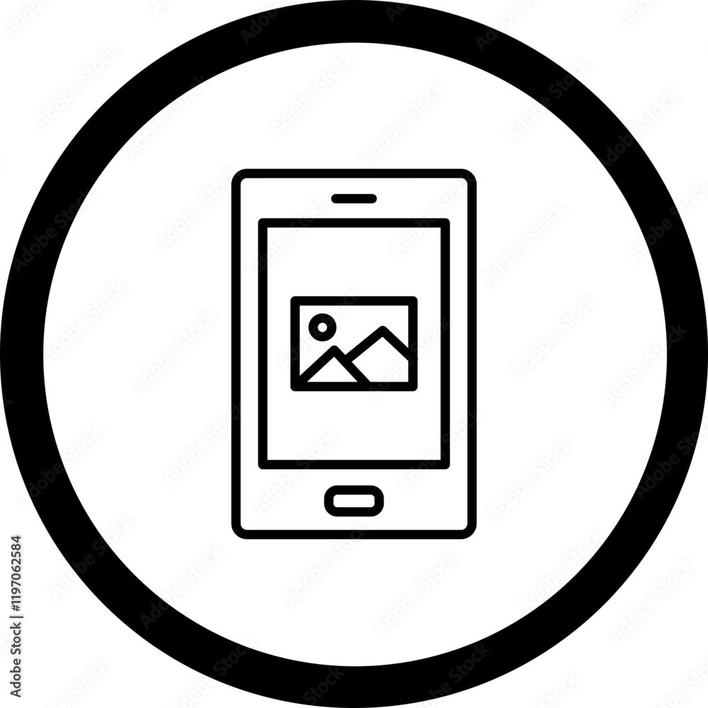 Photos App Vector Icon Design Photos App Vector Icon Design