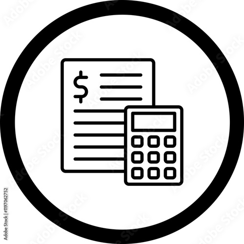 Accounting Vector Icon Design