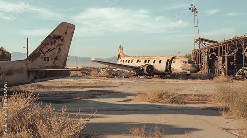 Abandoned military base 