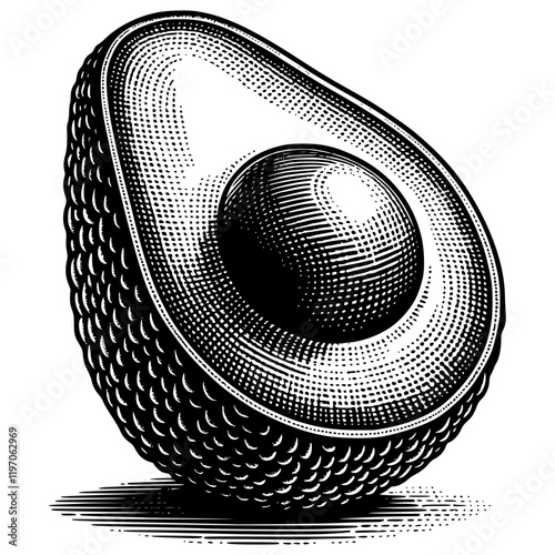 Avocado Drawing
