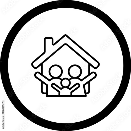 Domestic Life Vector Icon Design