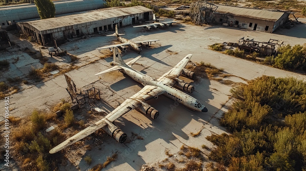 Fototapeta premium Abandoned military base