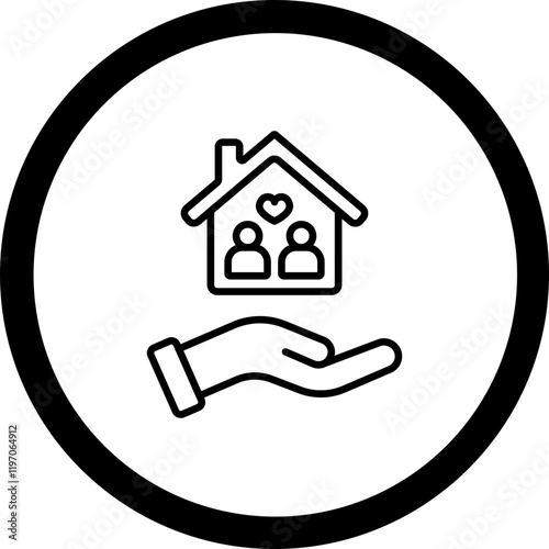 Caring Vector Icon Design